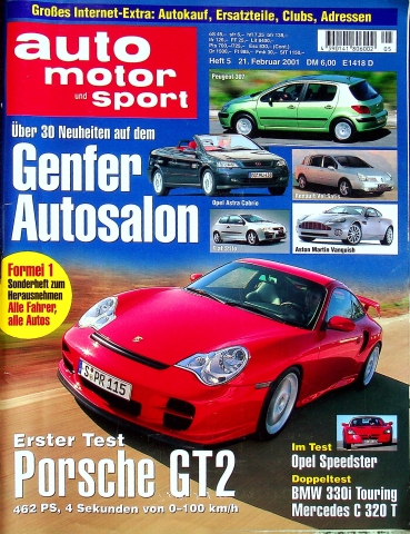 Deckblatt Auto Motor und Sport (05/2001)